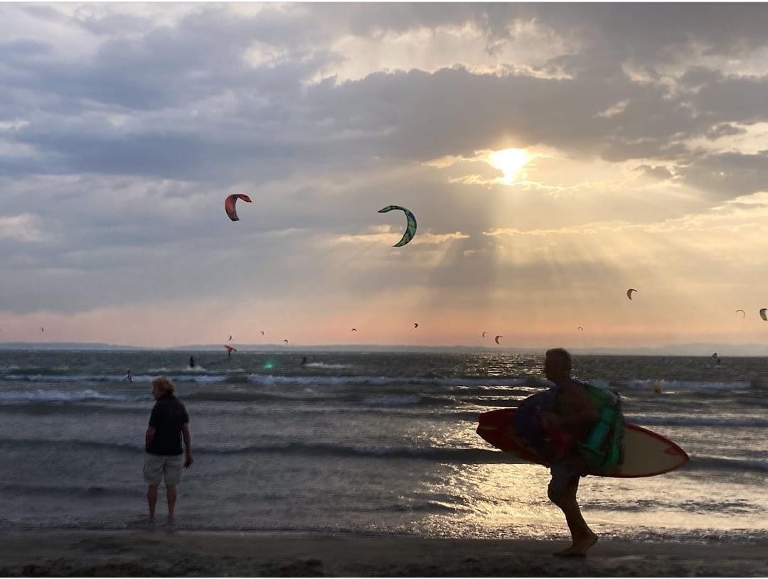 Plage et kitesurf au Grau-du-Roi